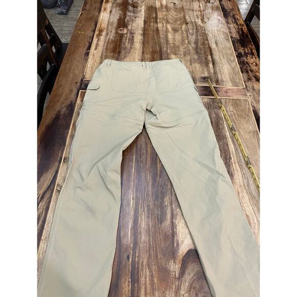 The North Face Women's Beige Flat Front Cargo Pants Size 8 - Picture 4 of 4